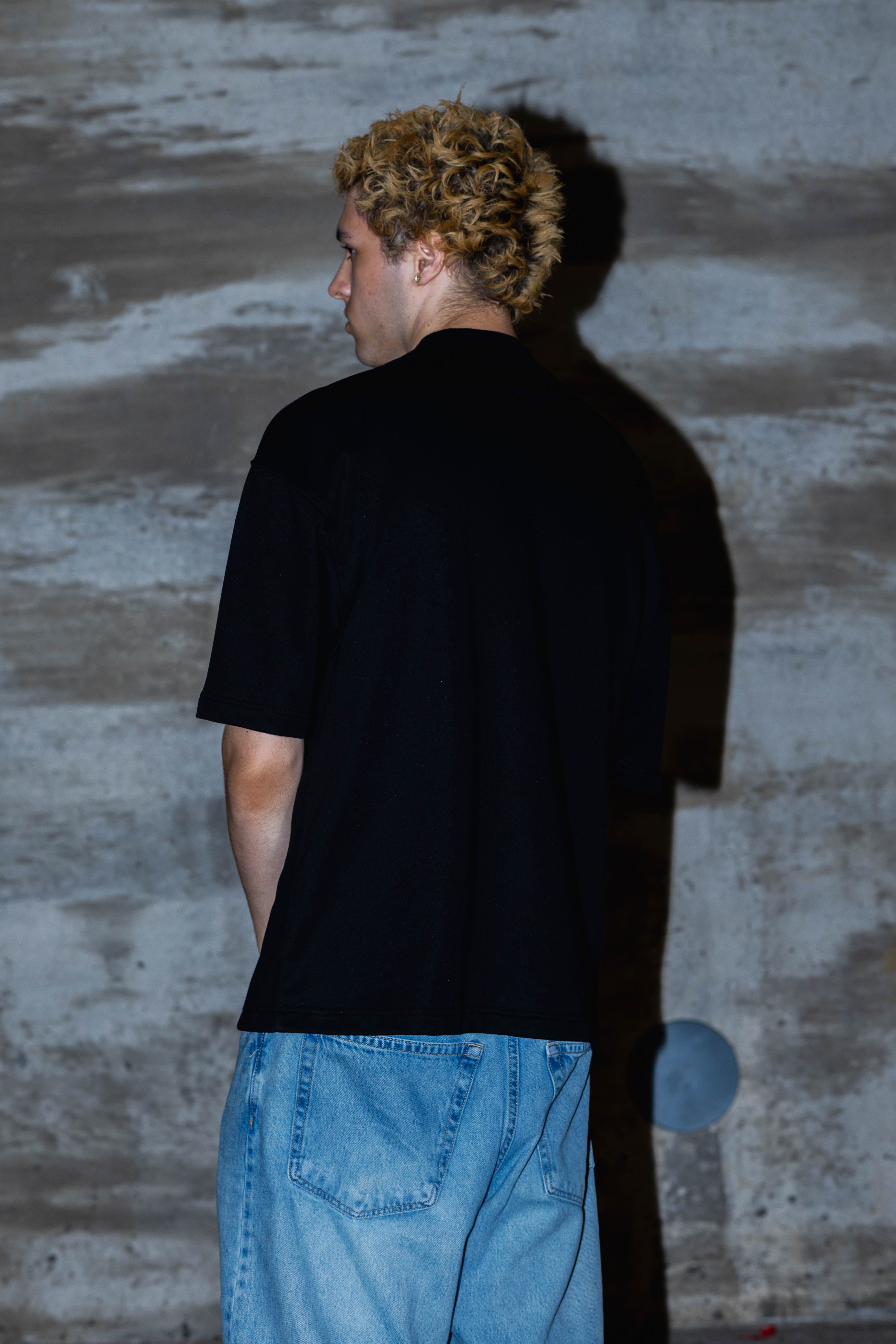 White "FLXME" Oversized Tee