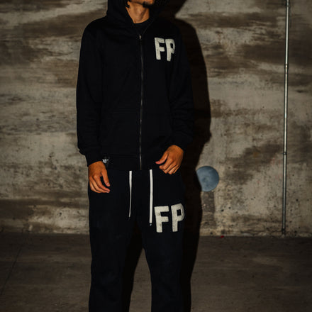 "BLXCK N WHITE" Baggy Sweats