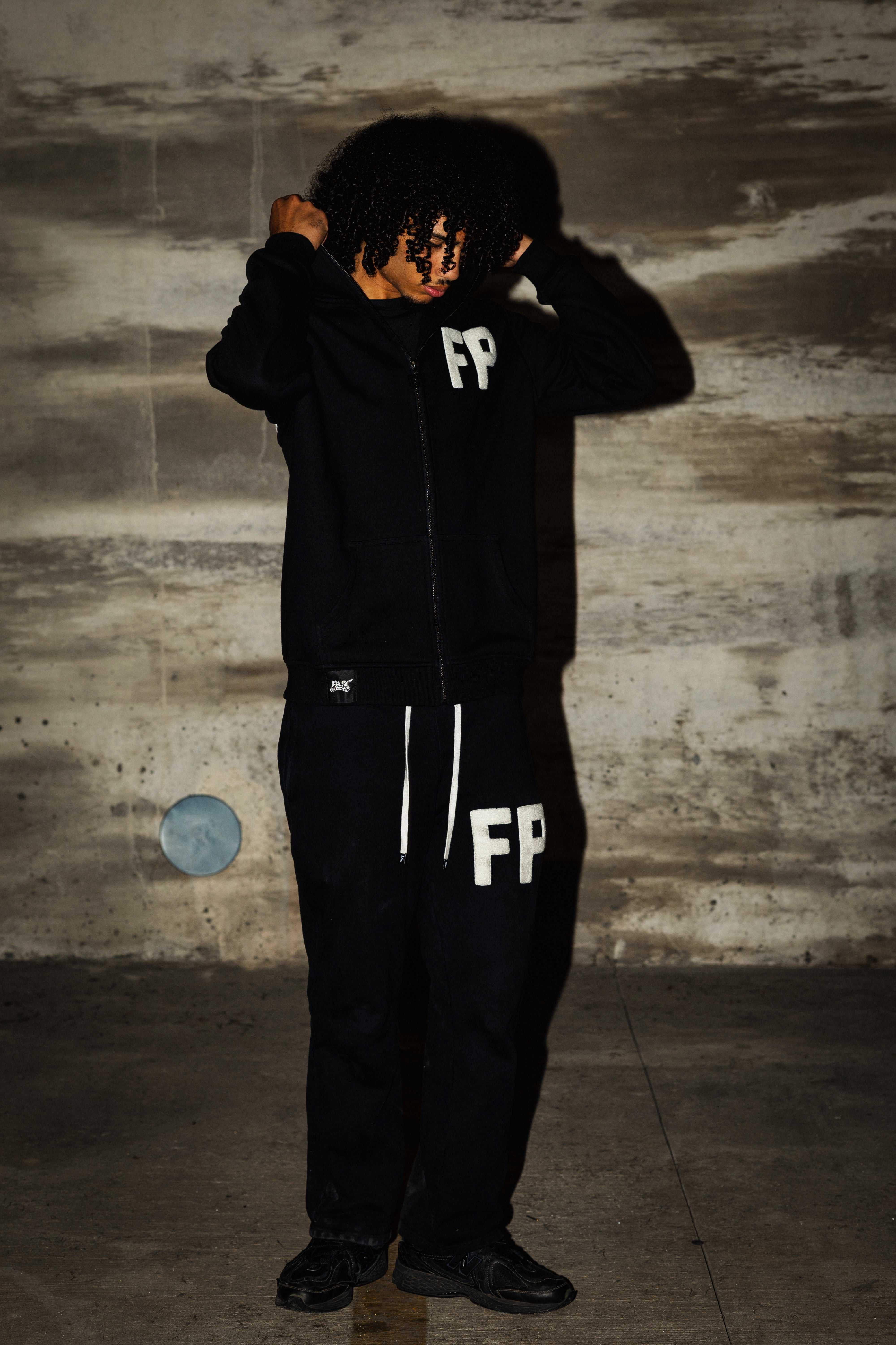 "BLXCK N WHITE" Baggy Sweats