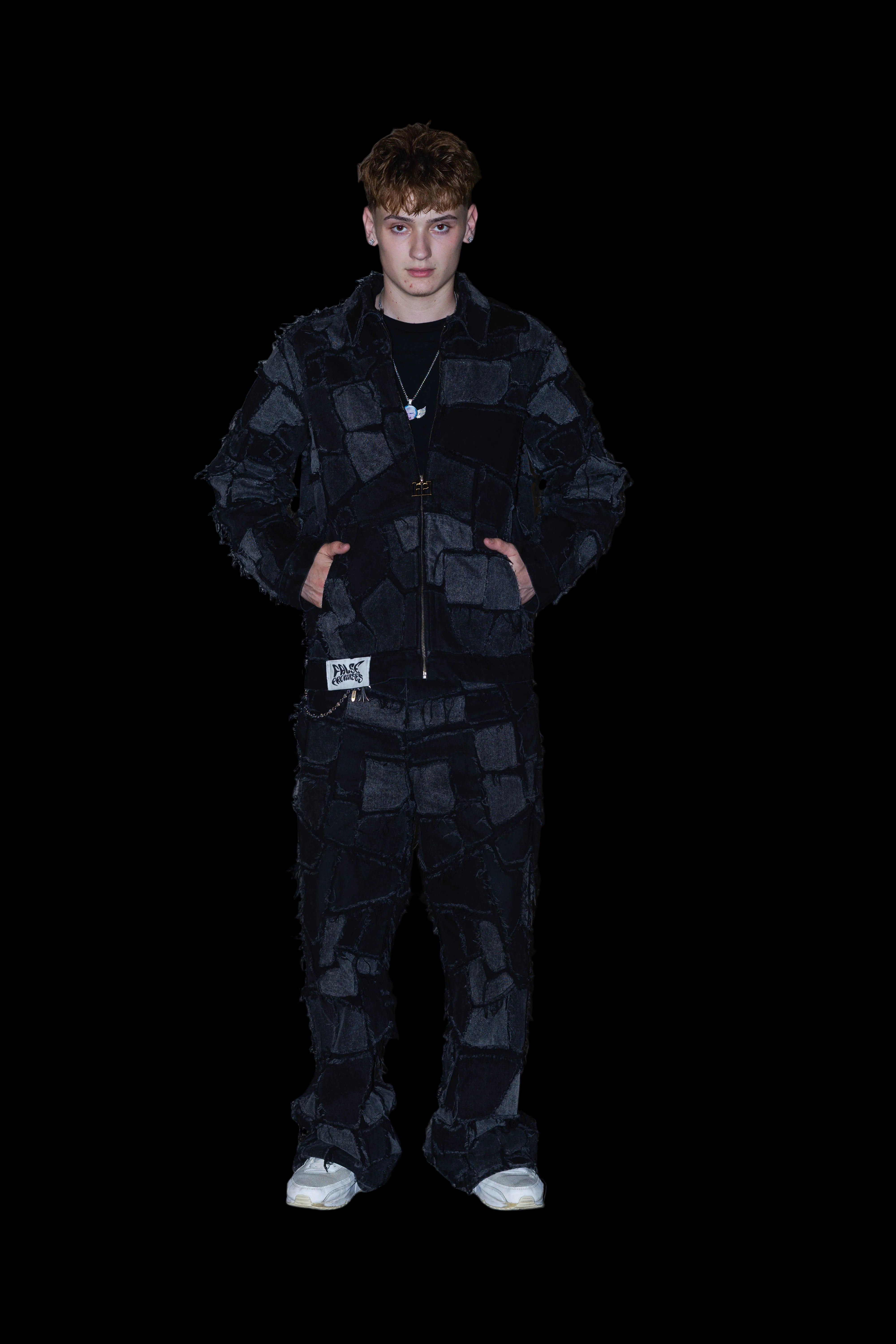 Pxtchwork Denim Jacket and Jeans