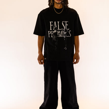 Premium oversized t-shirt in 100% French Terry cotton, designed with custom front and back graphics for a statement streetwear look.
